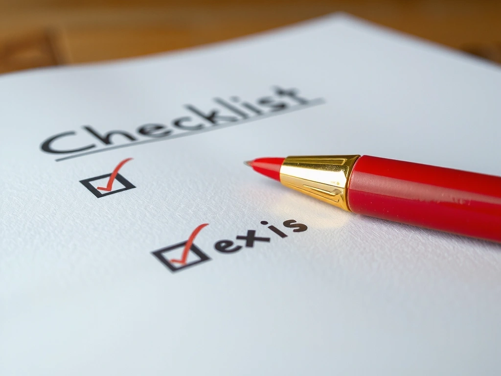 Checklist manuscrite